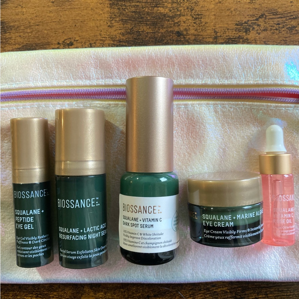 Biossance Bundle W/ Makeup Bag